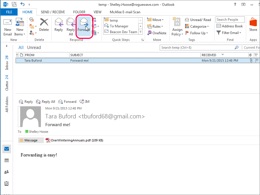 send mass email in word for mac